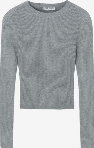 Pull&Bear Sweater in Grey: front