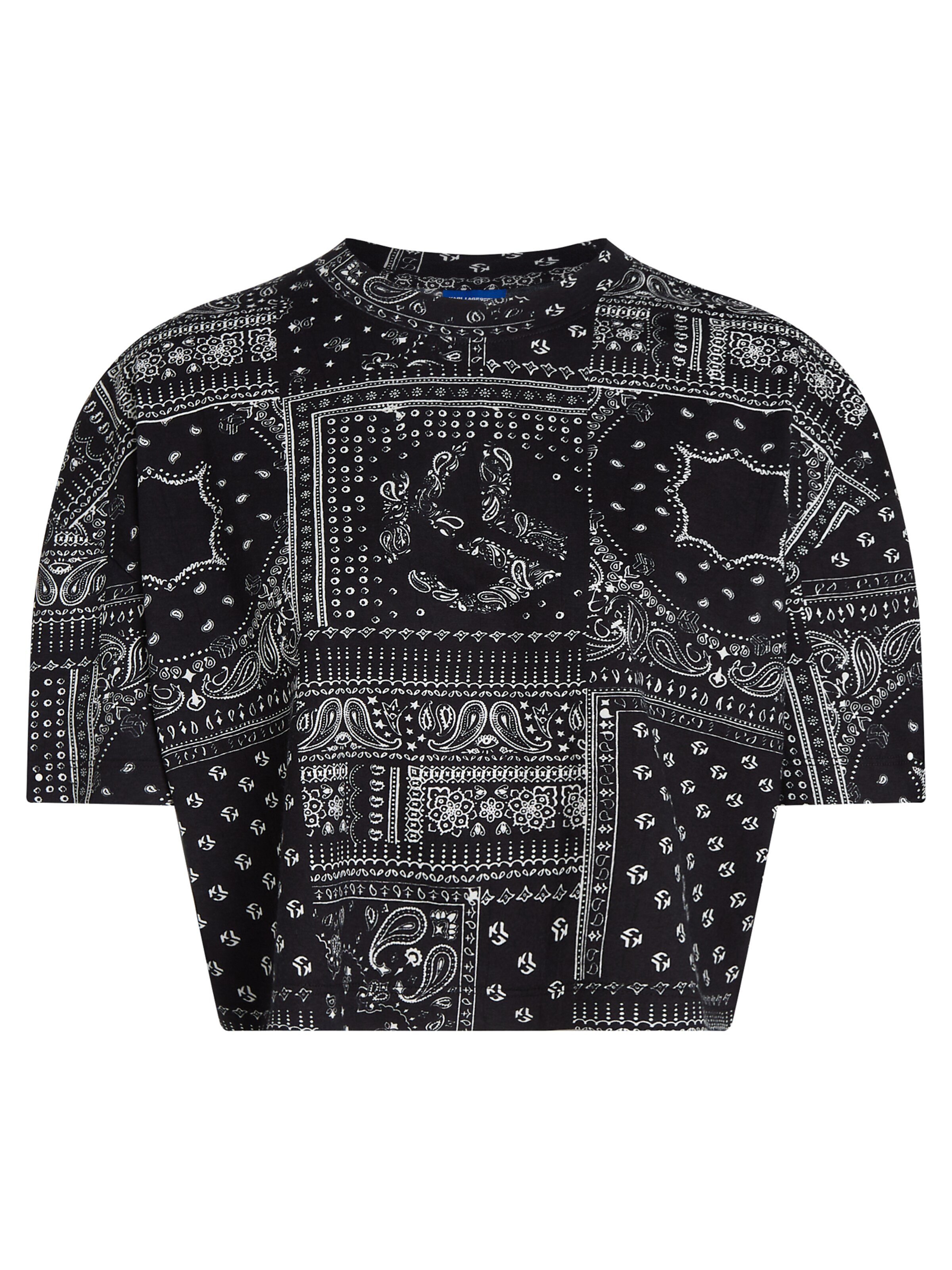 KARL LAGERFELD JEANS T-shirt i svart: framsida