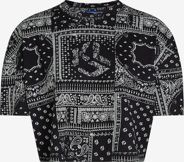 KARL LAGERFELD JEANSMajica - crna boja: prednji dio