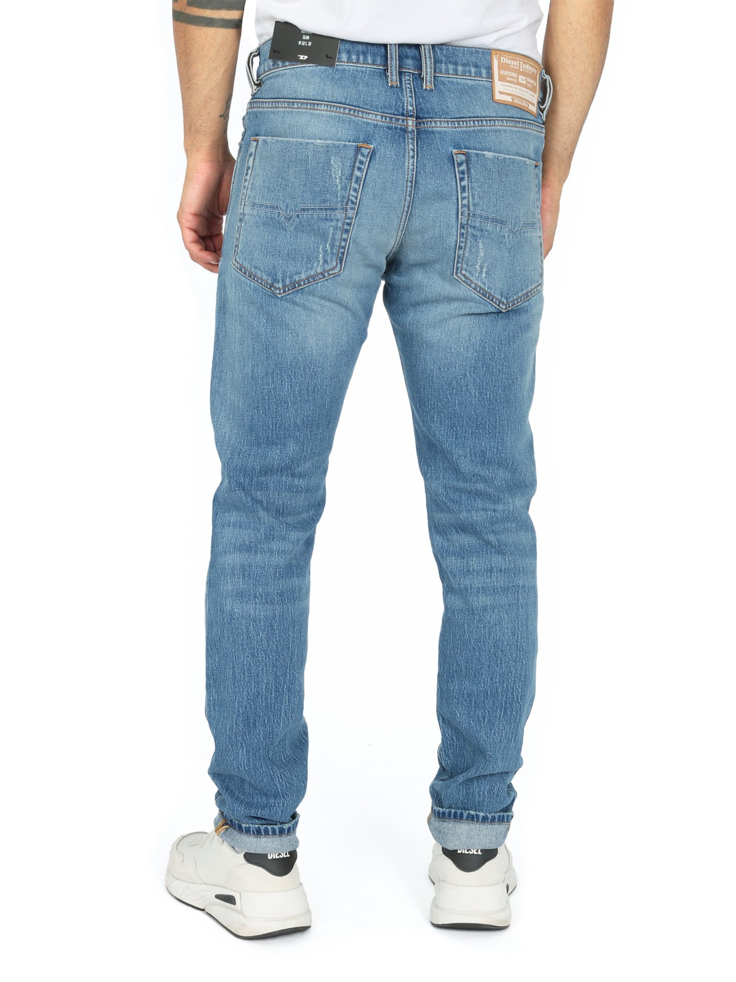 Coupe slim Jean 'Tepphar-X' DIESEL en bleu