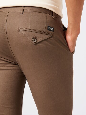 SCOTCH & SODA Slimfit Hose in Braun