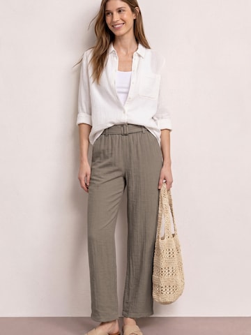 Wide leg Pantaloni de la STREET ONE pe bej