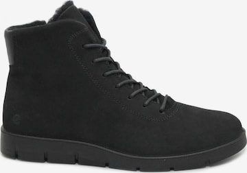 ECCOČizme 'ECCO 282403 BELLA black scarpe donna stivaletto lacci pelo' - crna boja: prednji dio
