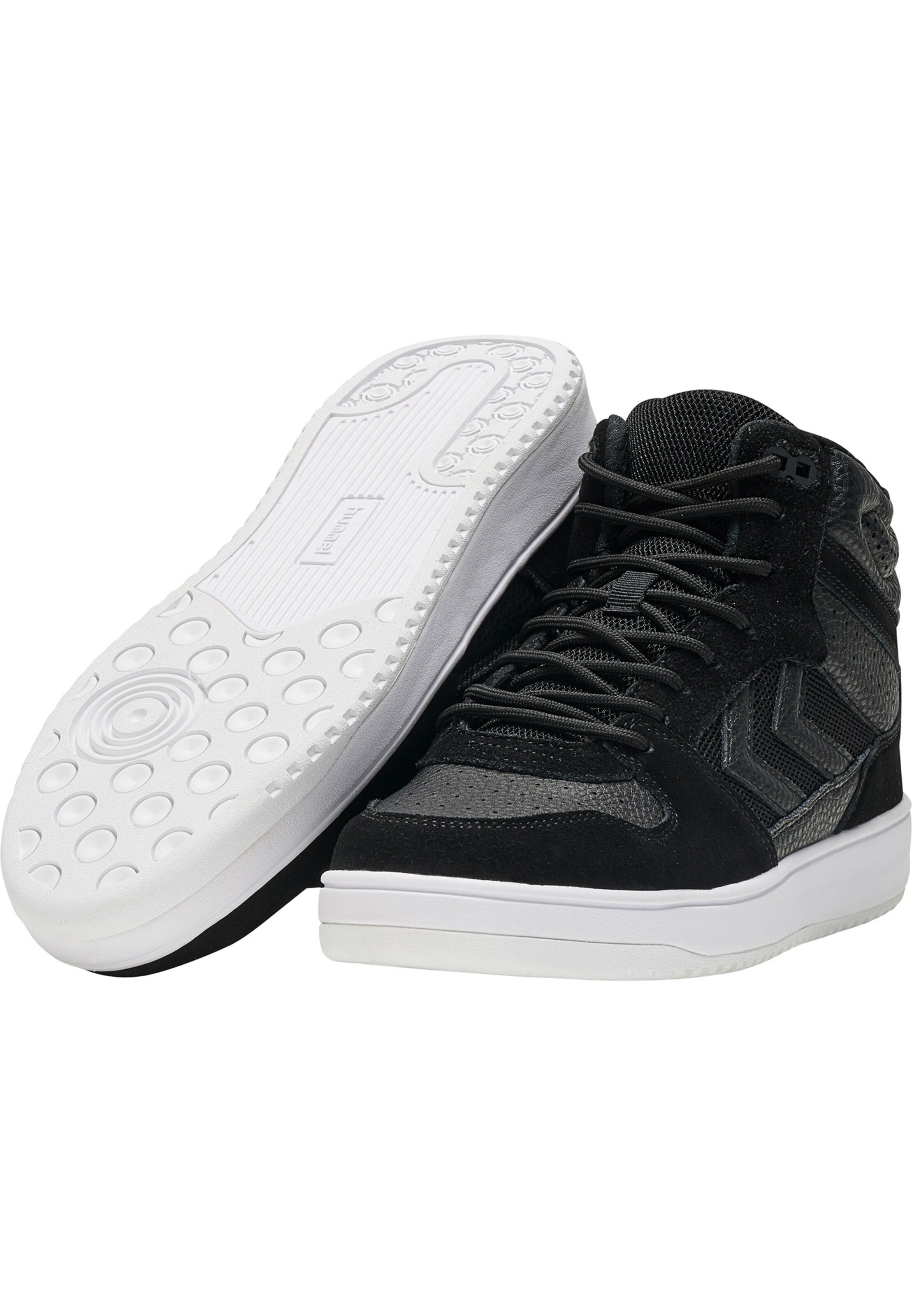 melns Hummel Augstie brīvā laika apavi