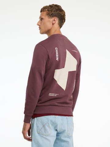 CHASIN' Sweatshirt 'Toby Wave' in Lila