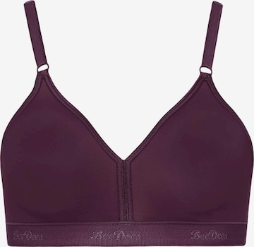BeeDees Bra 'BH Microfun N' in Purple: front