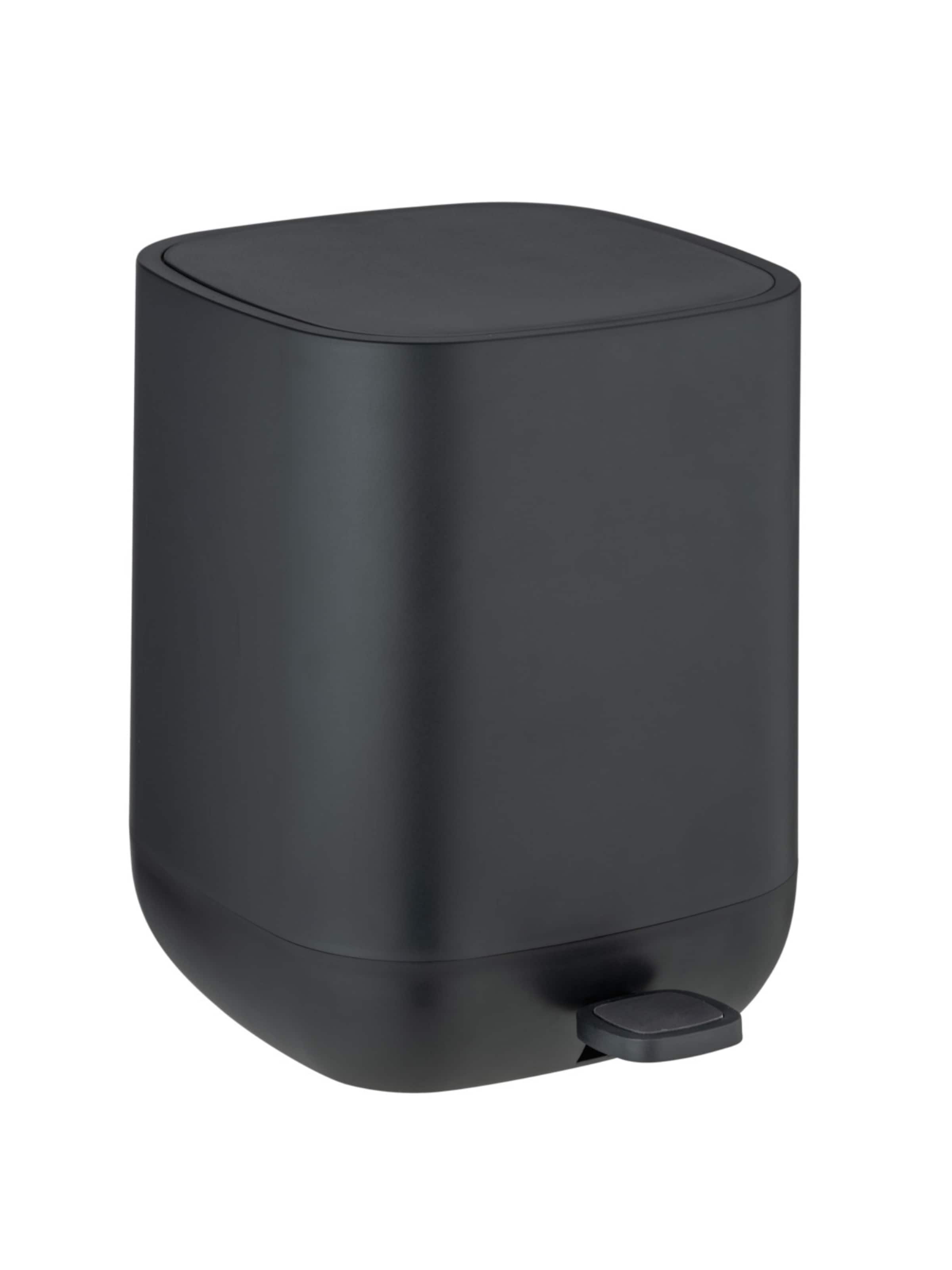 Wenko Kosmetikeimer 'Davos' 6,5l in Schwarz