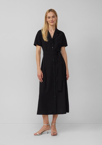 s.Oliver BLACK LABEL Kleid in Schwarz: Vorderseite
