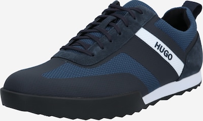 HUGO Baskets basses en bleu / bleu foncé, Vue avec produit