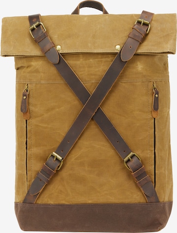DreiMaster Vintage Rugzak in Beige: voorkant