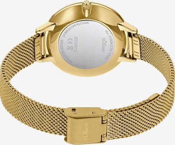 s.Oliver Analog Watch in Gold