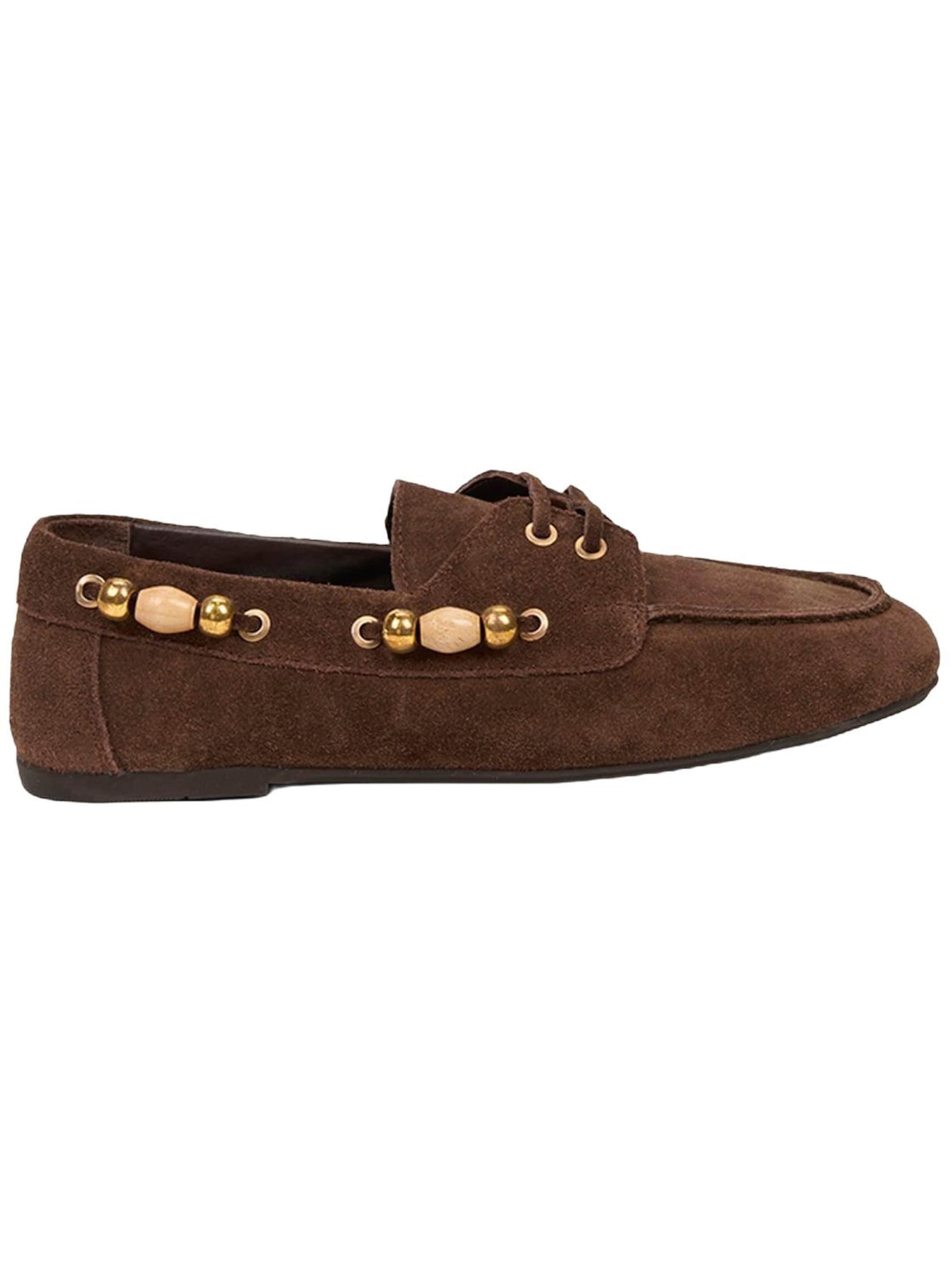 Mocassin 'Schnürschuhe' Desa en marron