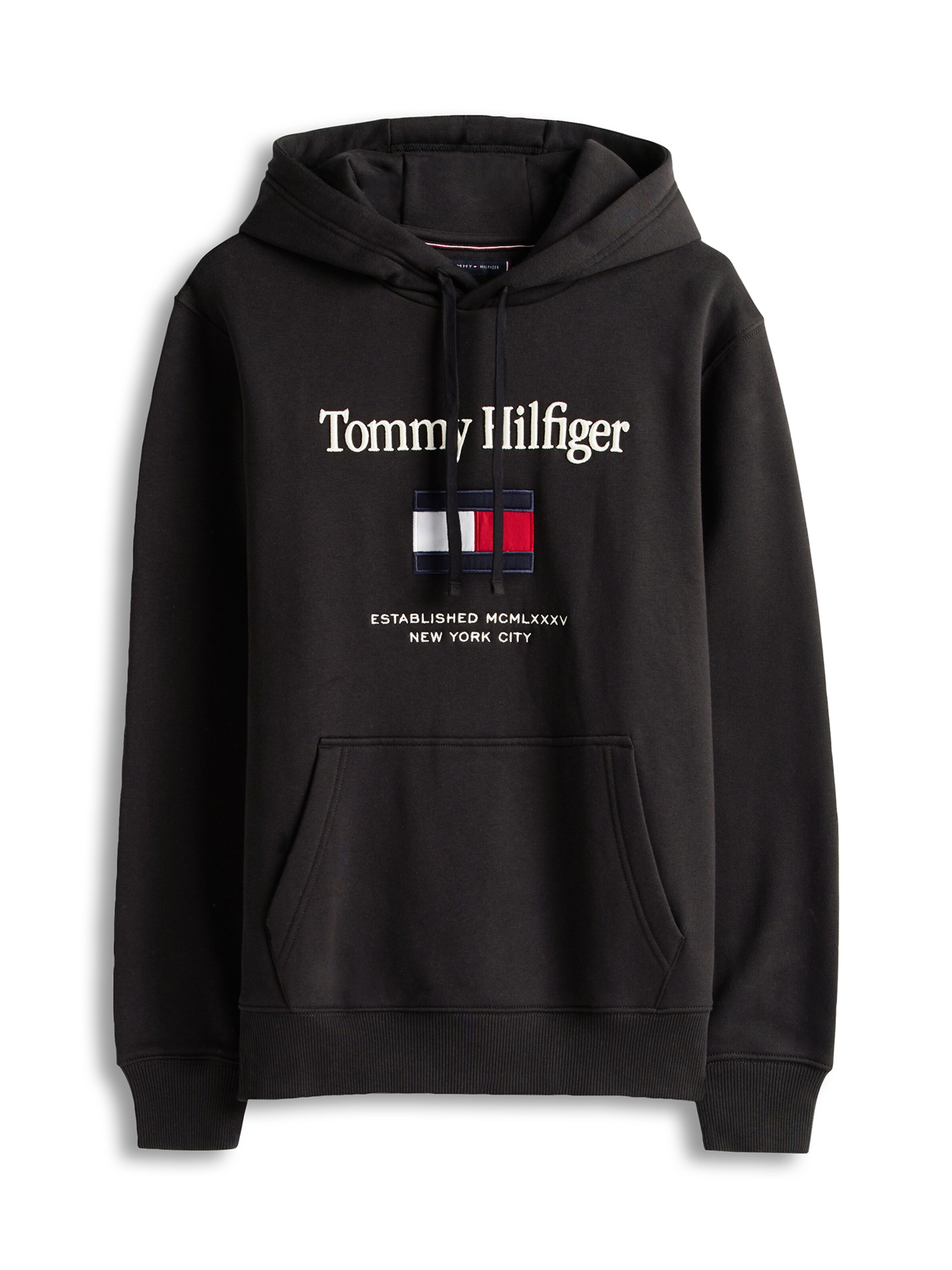 Giacca di felpa di TOMMY HILFIGER in nero: frontale