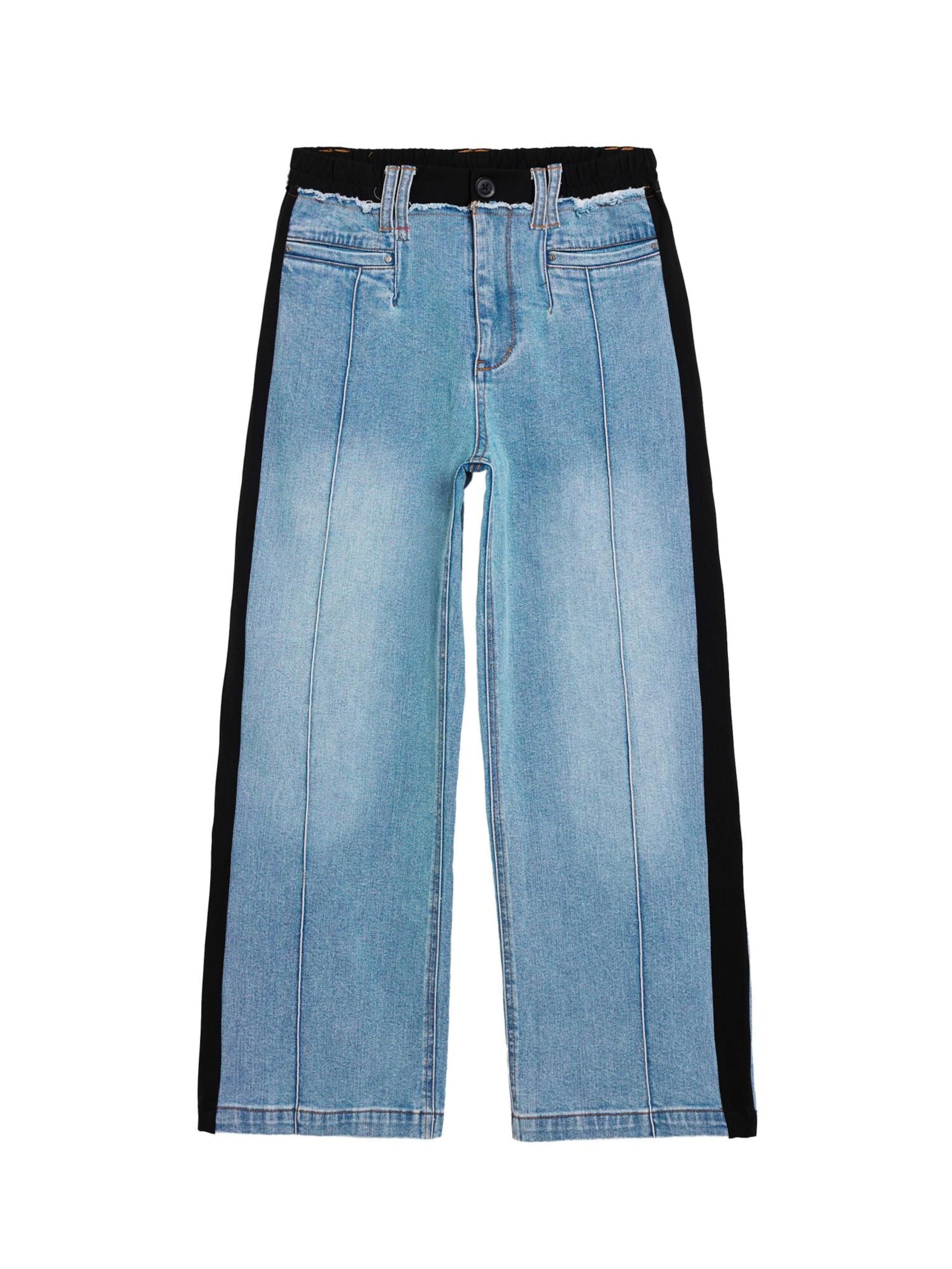 Wide leg Jeans di Desigual in blu: frontale