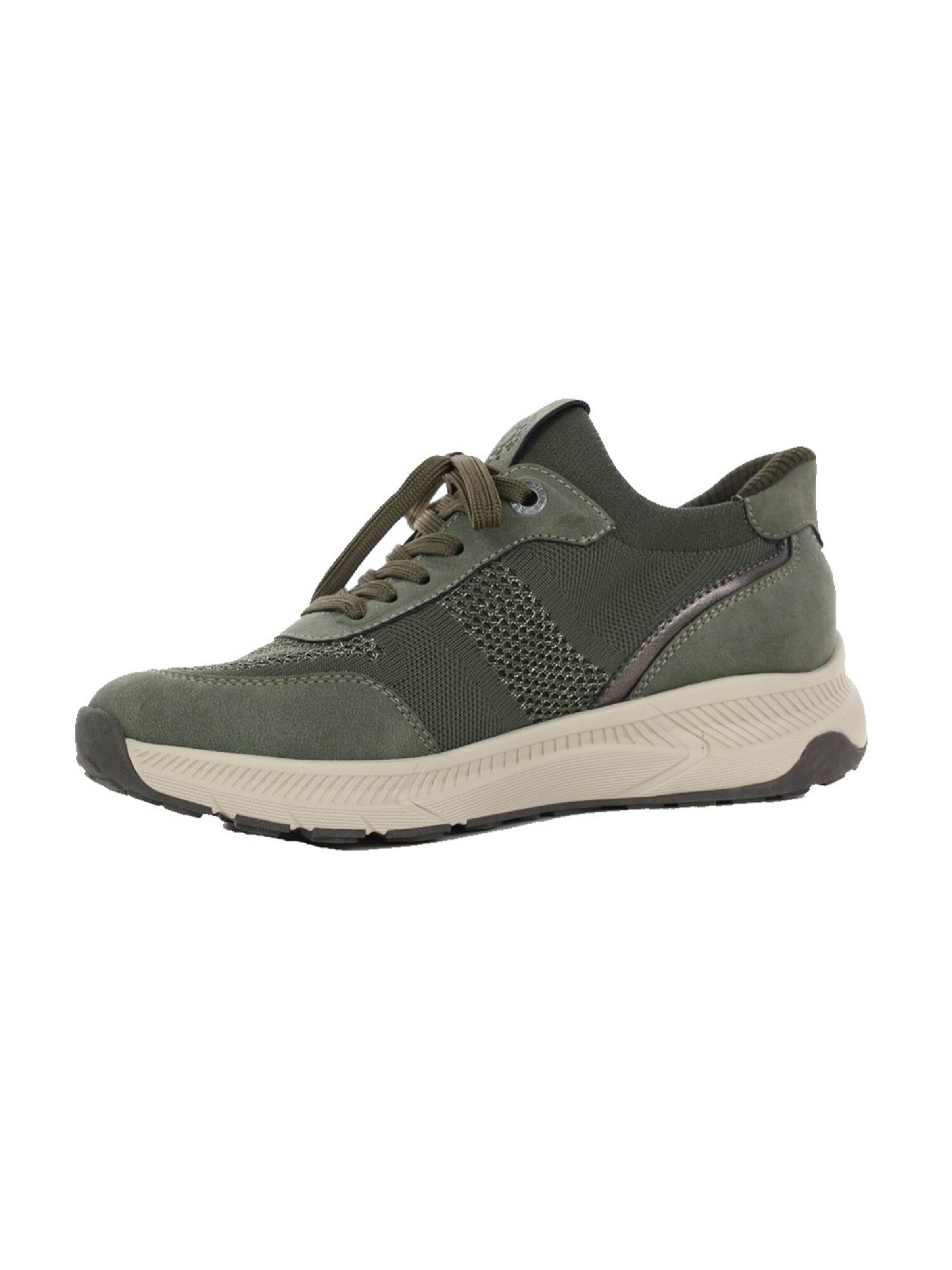 Relife Platform trainers in Green: front