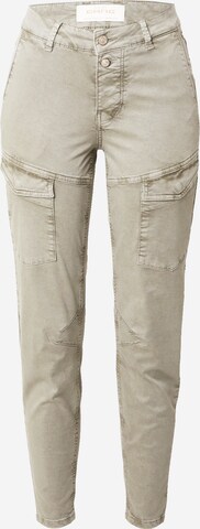 Gang Slim fit Cargo Jeans in Green: front