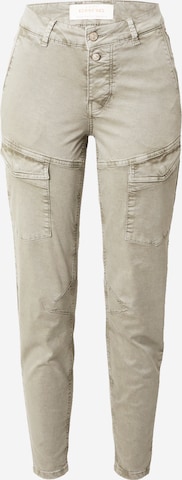 Gang Slim fit Cargo Jeans in Green: front