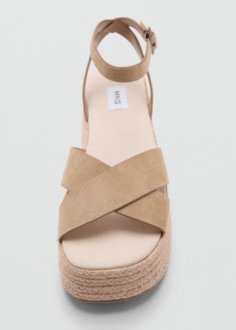MANGO TEEN Strap Sandals 'Mara' in Brown