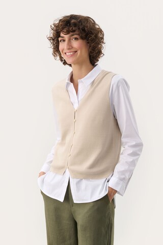 Part Two Weste 'Natika' in Beige: Vorderseite