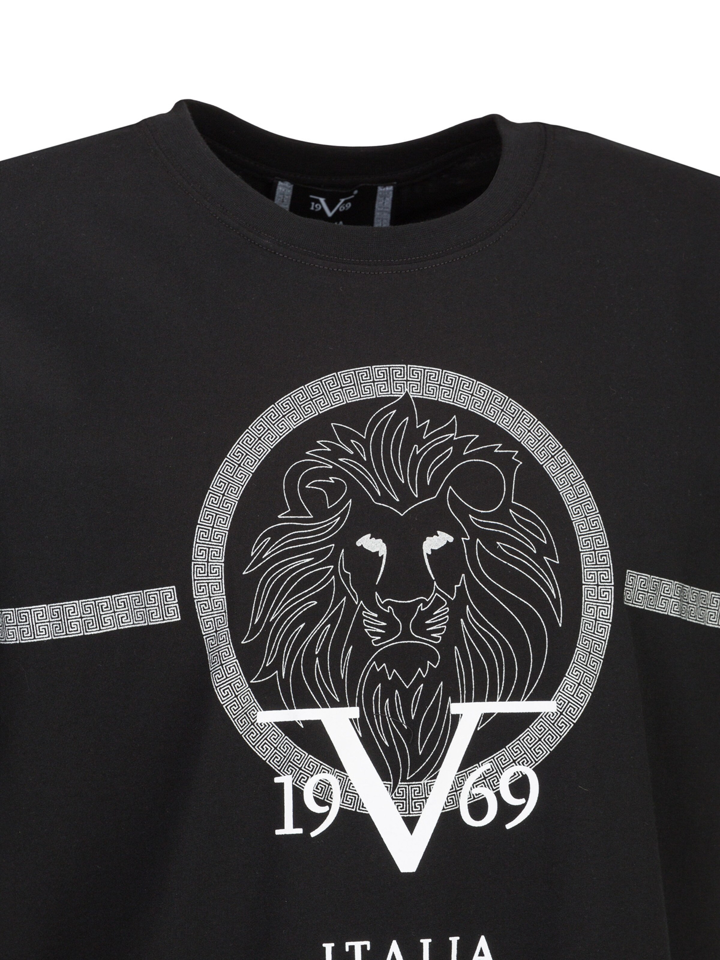 19V69 ITALIA T-Shirt 'Rafael' in Schwarz