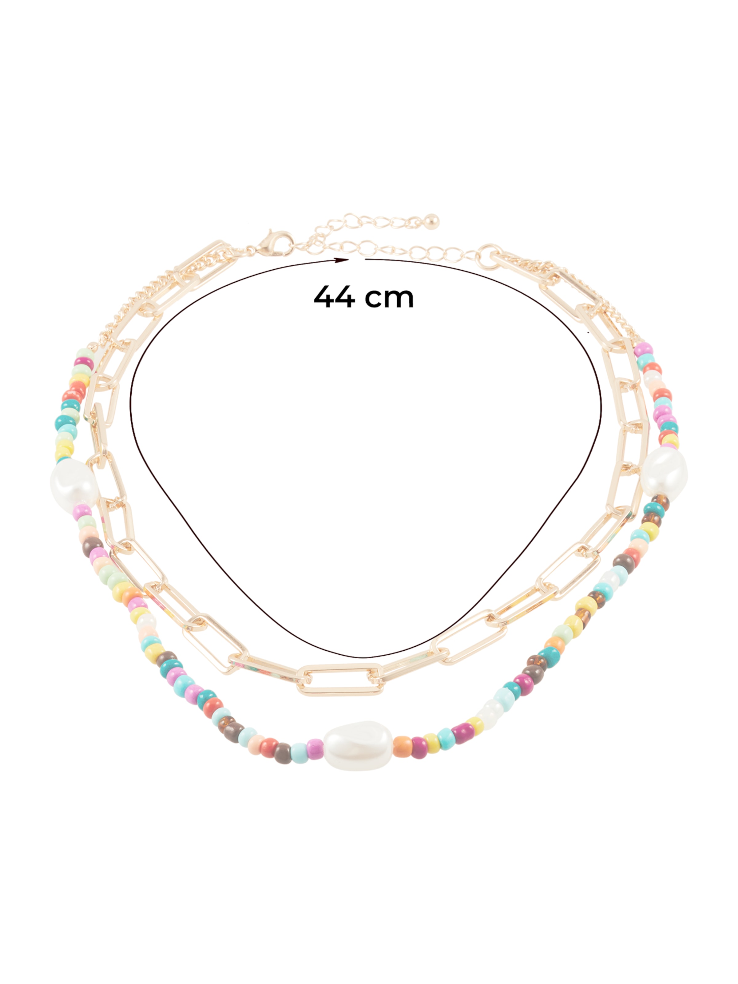 ABOUT YOU - Cadena 'Josephine' en oro: frente