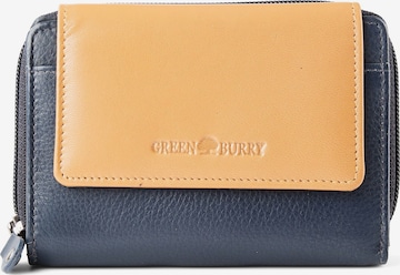 Portamonete 'Nappa' di GREENBURRY in blu: frontale