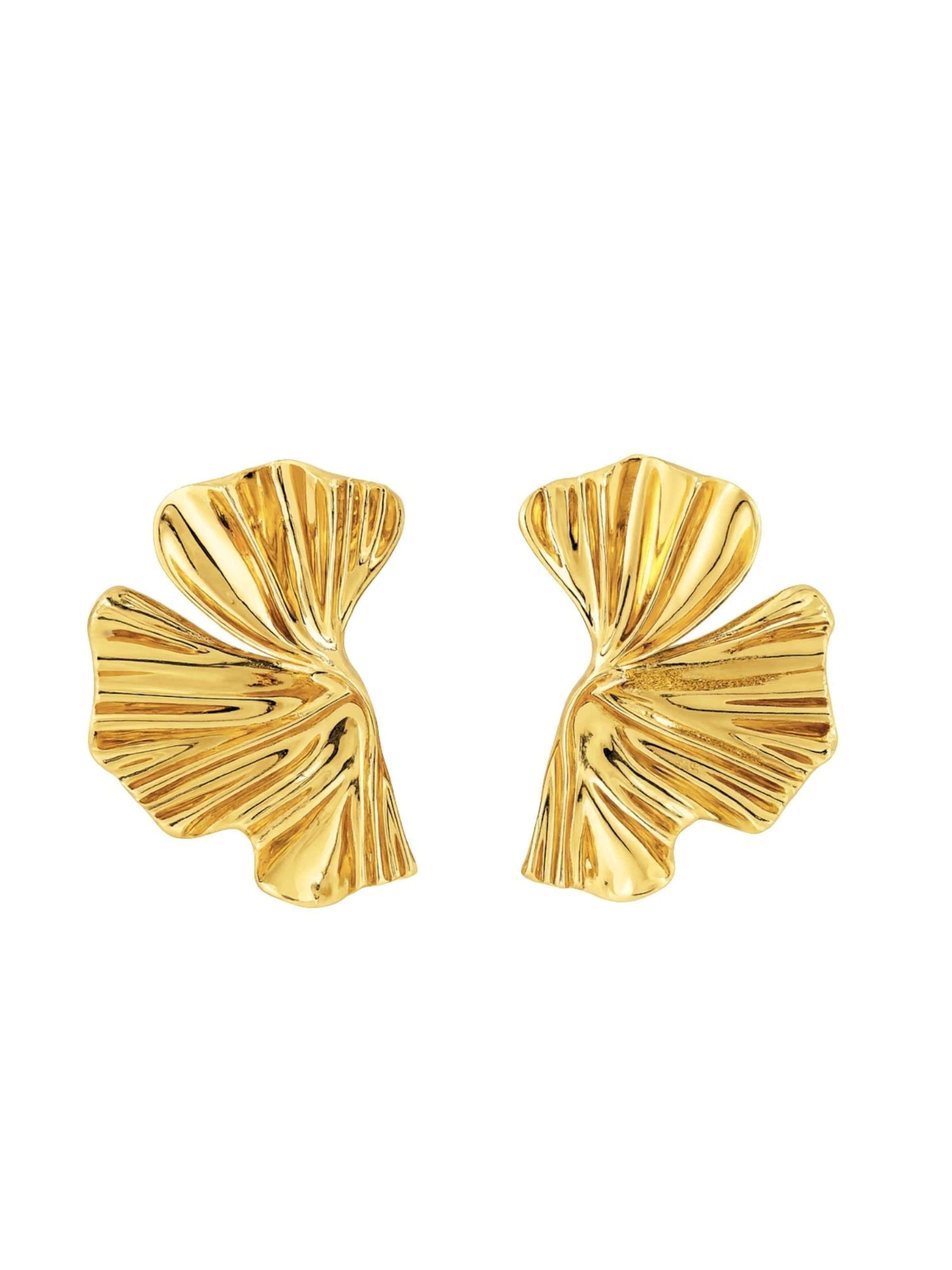 Heideman Ohrringe 'Zuleika' in Gold: Vorderseite