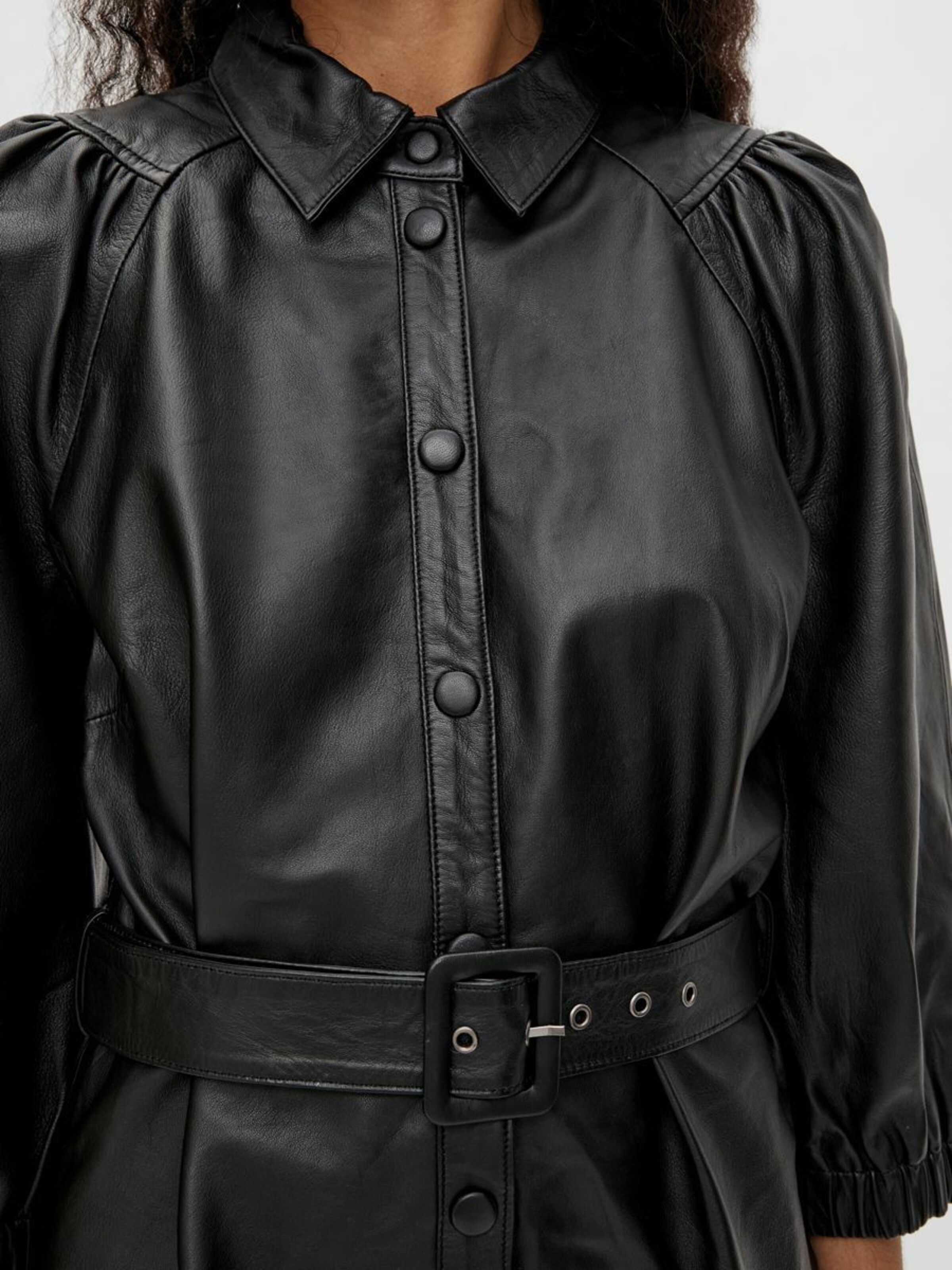 Femme Robe-chemise Riley OBJECT en Noir 