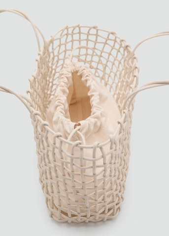MANGO Shoulder Bag 'Espa' in White