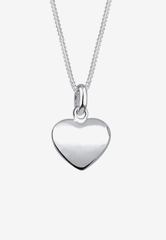 ELLI Ketting 'Herz' in Zilver