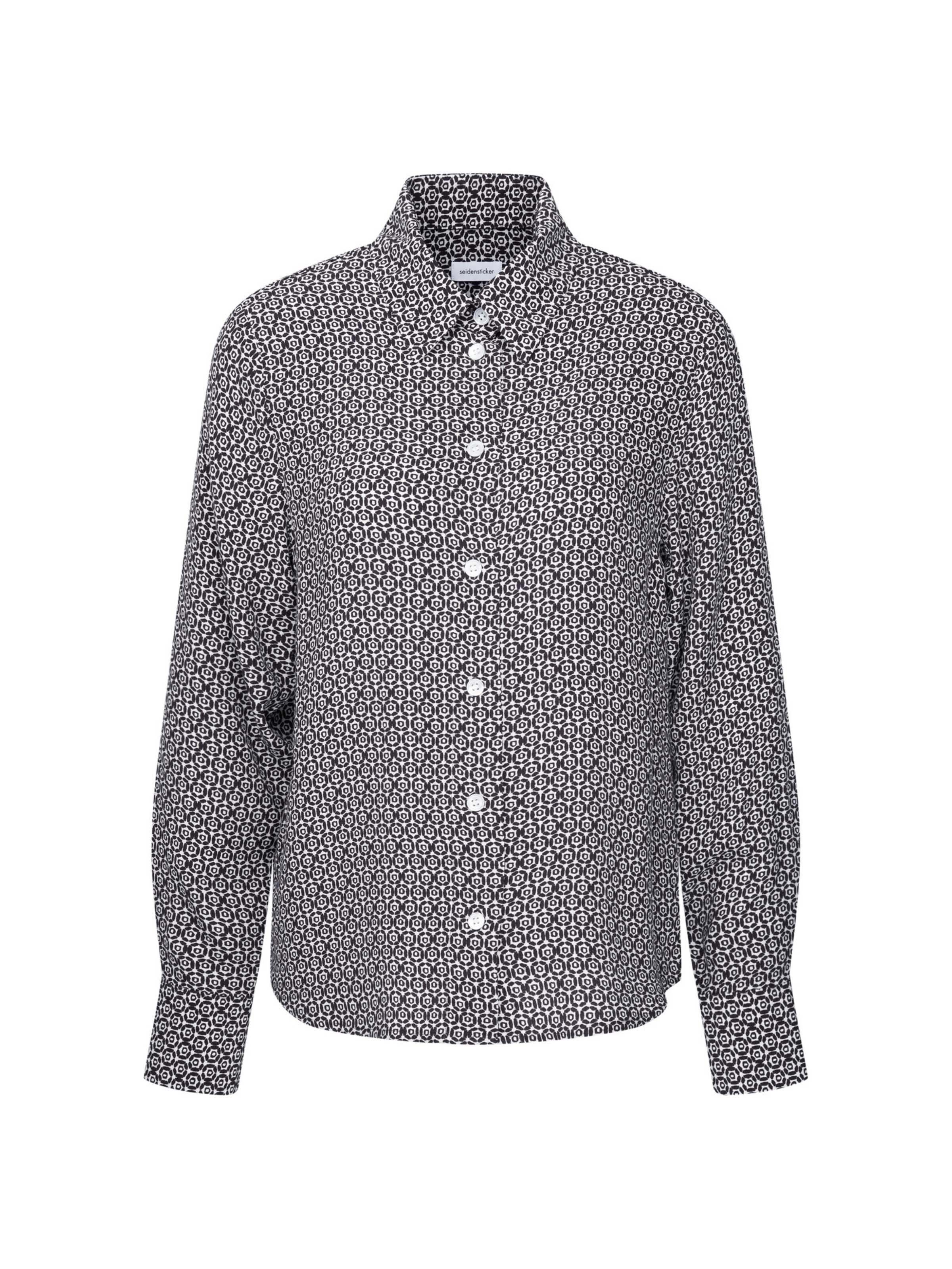 SEIDENSTICKER Blouse in Blauw: voorkant