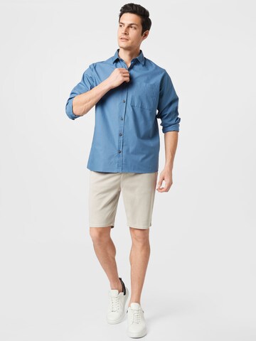 Trendyol Regular fit Button Up Shirt in Blue