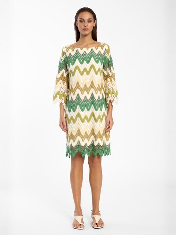 Ana Alcazar Gebreide jurk 'Dimah' in Groen