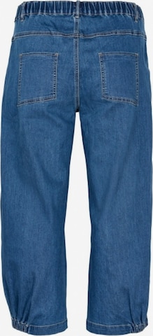 GOZZIP Wide Leg Jeans 'Clara' in Blau