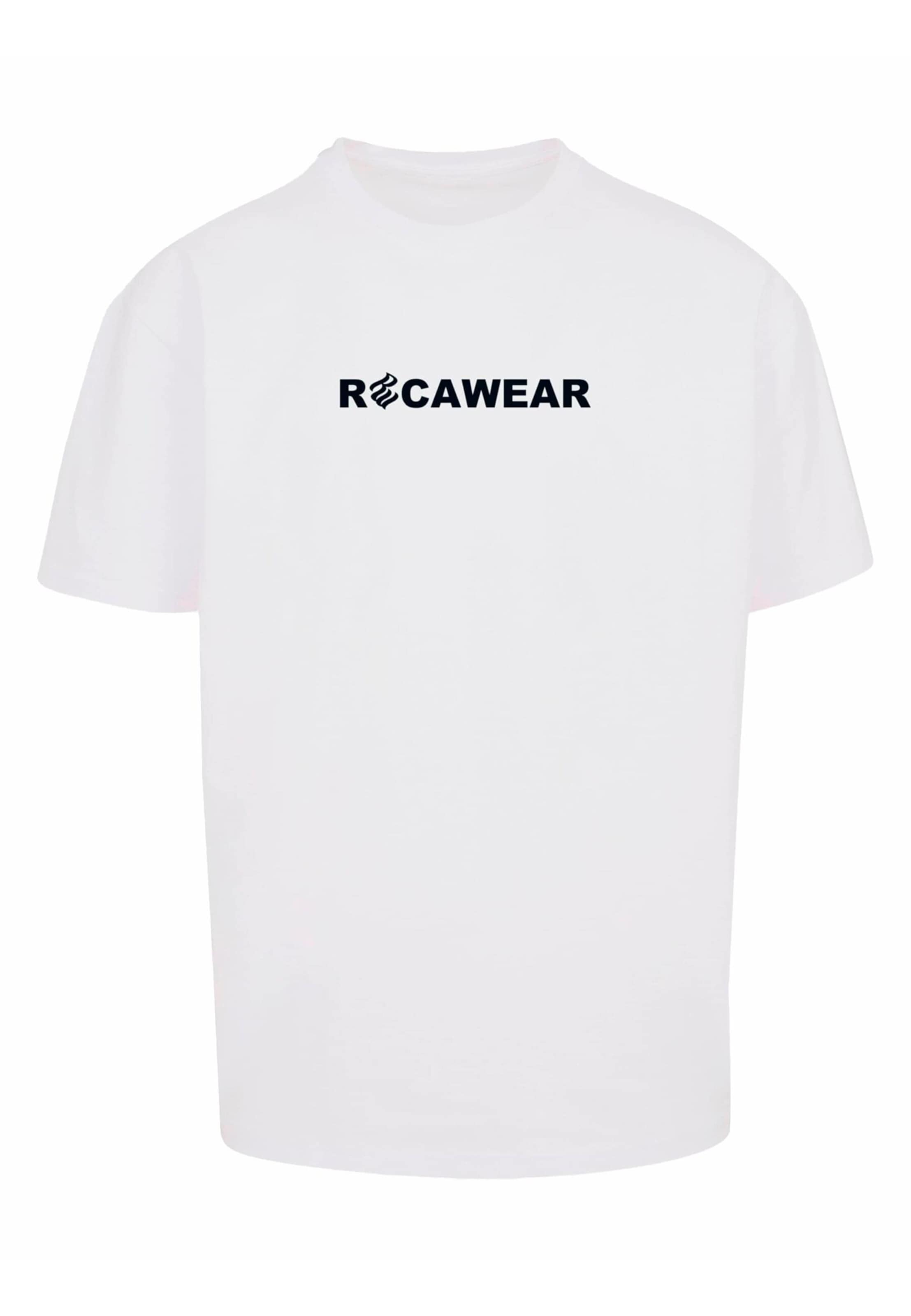ROCAWEAR Футболка 'Zoe' в Белый: спереди