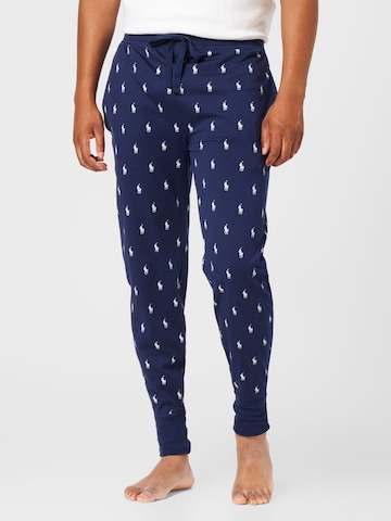 Pantalon de pyjama Polo Ralph Lauren en bleu : devant