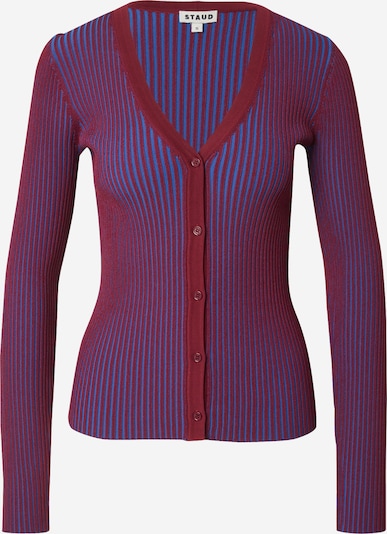 Kardiganas 'CARGO' iš Staud, spalva – azuro spalva / uogų spalva, Prekių apžvalga