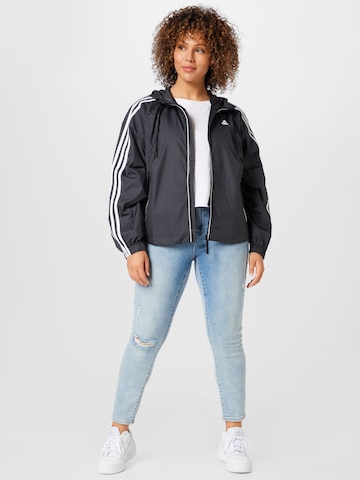 ADIDAS SPORTSWEAR Αθλητικό μπουφάν σε μαύρο