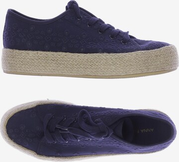 Anna Field Flats & Loafers in 40 in Blue: front