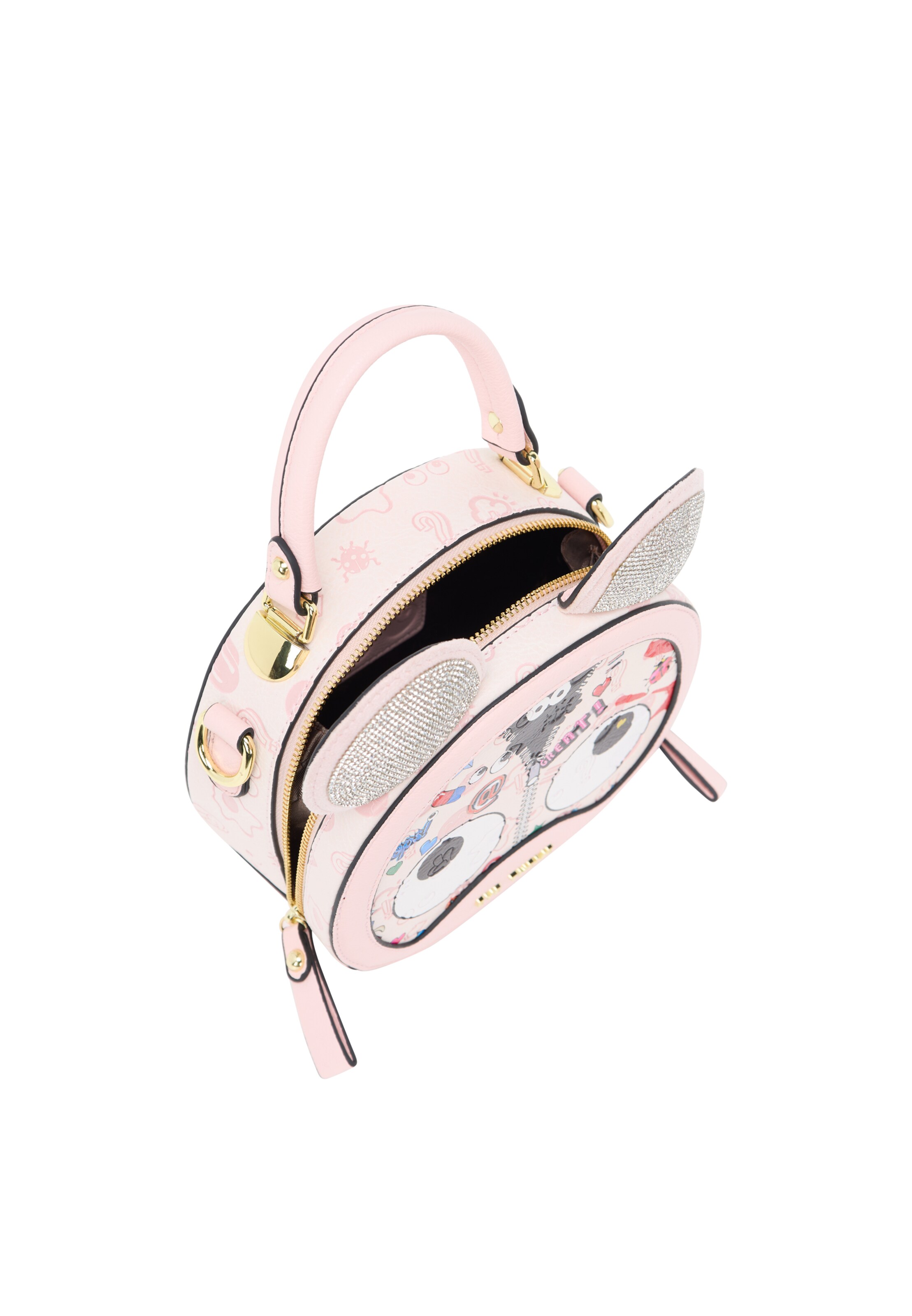MYMO Τσάντα χειρός 'Pop Eyetheme' σε ροζ