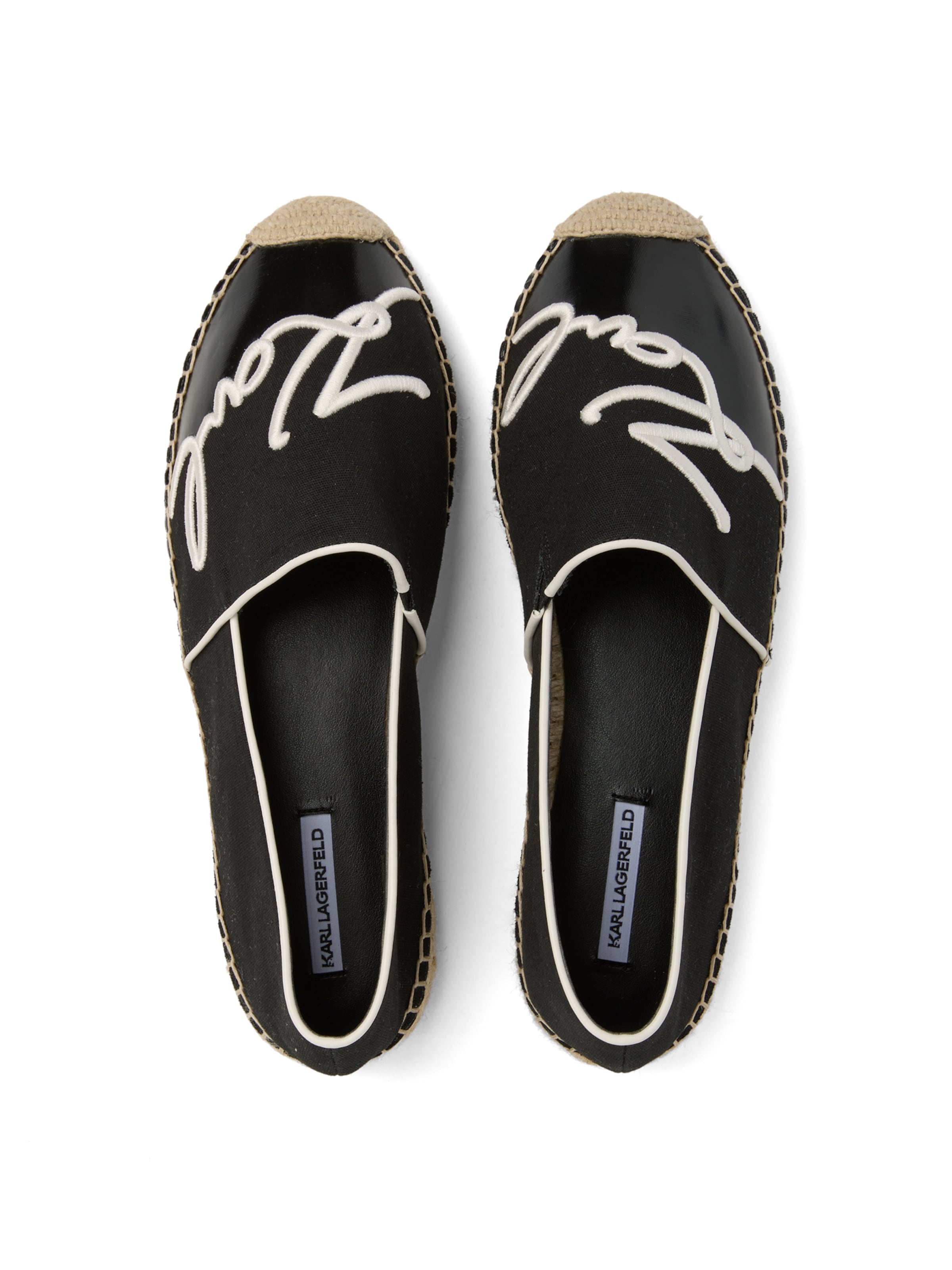 Karl LagerfeldEspadrile ' KAMINI SLIP ON ' - crna boja