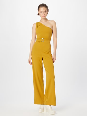 WAL G. Jumpsuit 'ASH' in Yellow: front