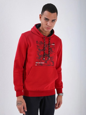 Tommy Life Sweatshirt in Red: front