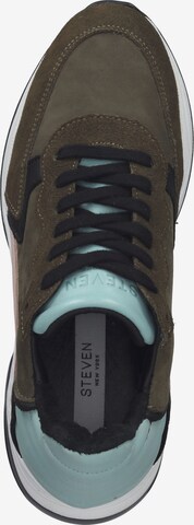 Sneaker bassa di Steven New York in verde