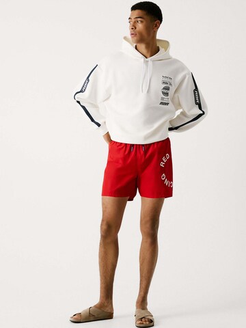 Red Bull Racing x Pepe Jeans Badeshorts in Rot