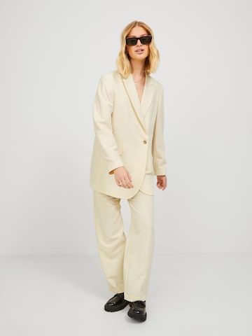 JJXX Loose fit Trousers with creases 'Mary' in Beige