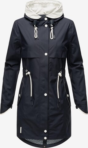 NAVAHOO Raincoat 'Xankaa' in Blue: front