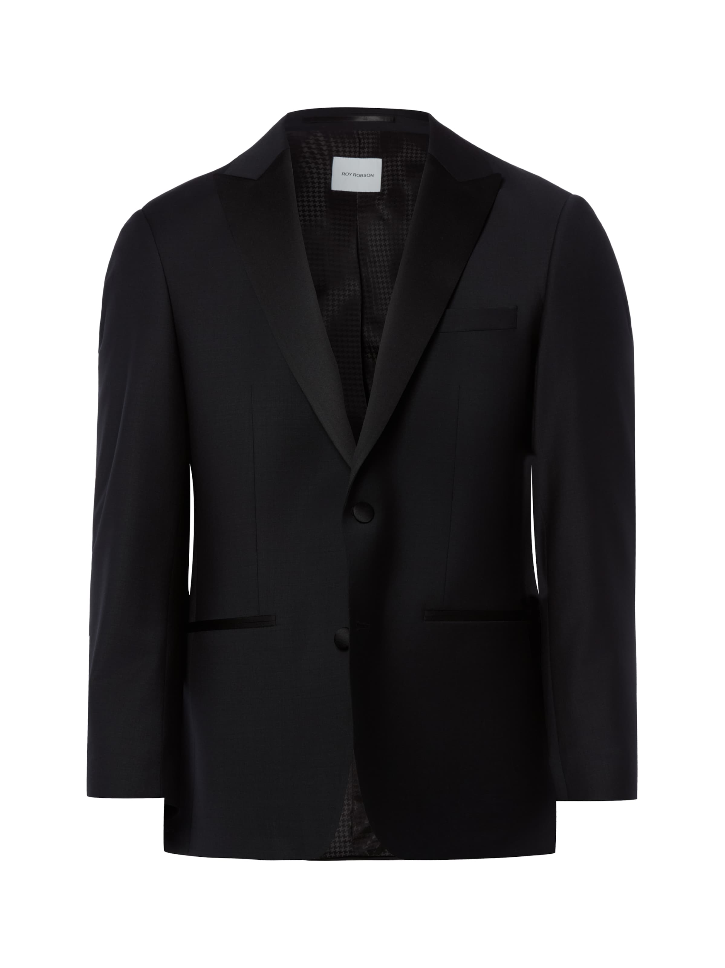 ROY ROBSON Slim fit Business Blazer in Black: front