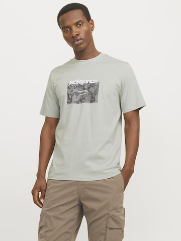 T-Shirt JACK & JONES en vert : devant
