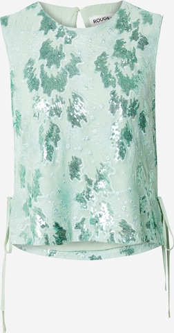 VILA ROUGE EDIT Pusero 'ROUSkylar' värissä vihreä: etupuoli